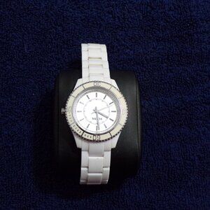 Fossil White Band Stainless Wrist Watch